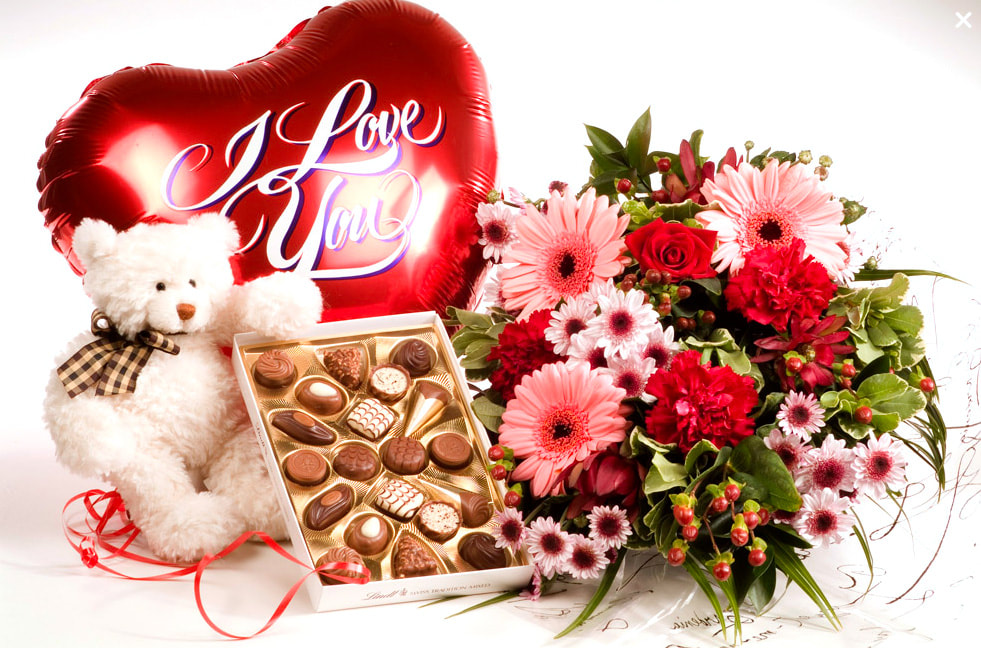 Flowers & chocolates in professional studio by 2nd Image Photography